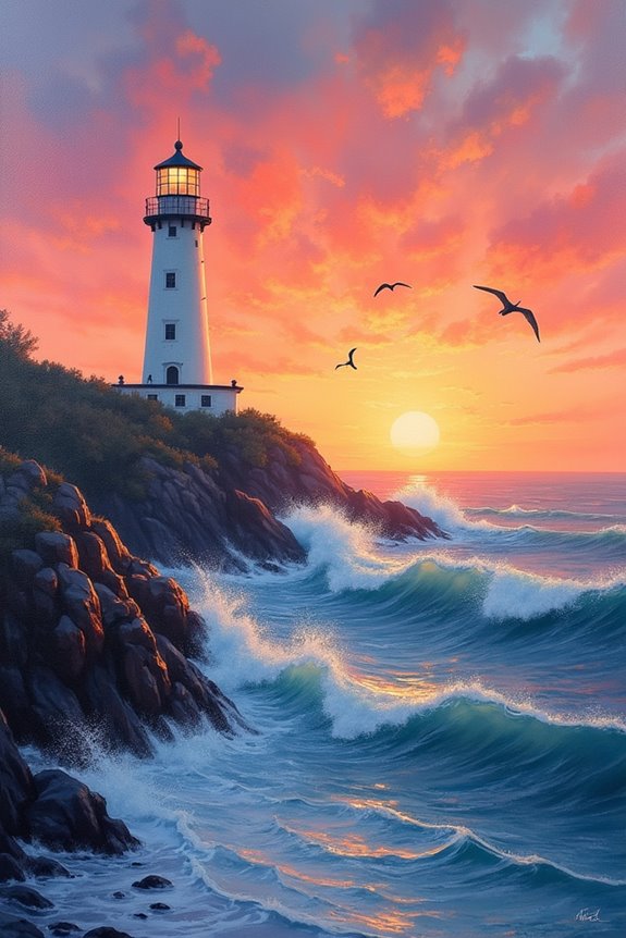 lighthouse waves resilience hope