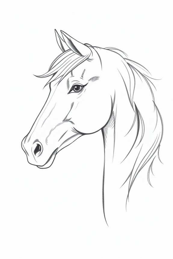 majestic horse portrait techniques