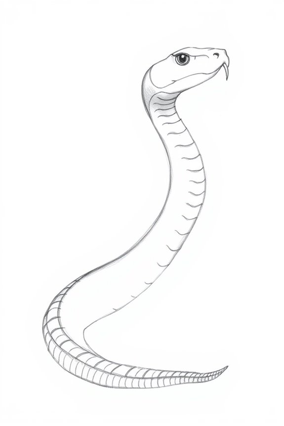 mesmerizing snake side profile