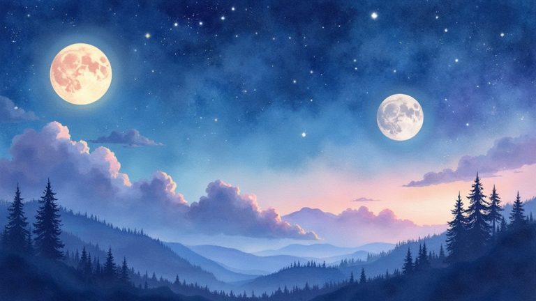 moon inspired night sky art