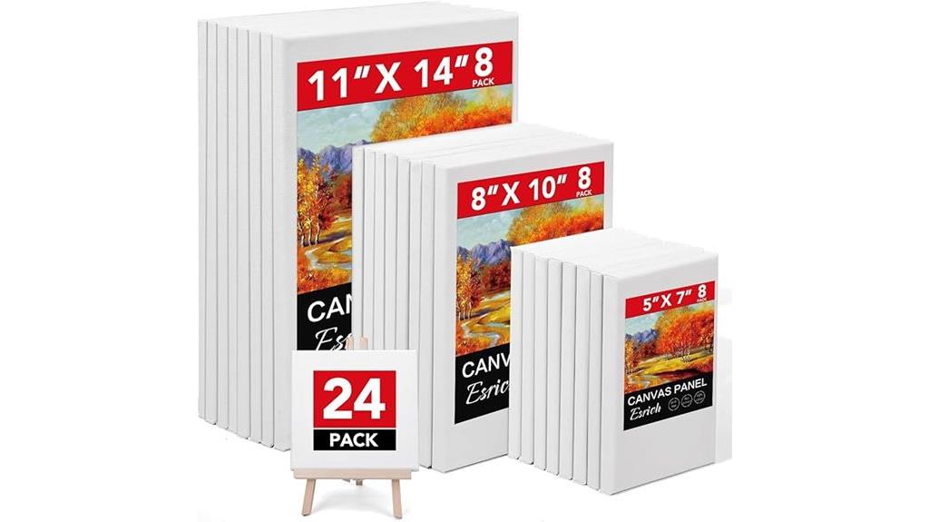 multi pack painting canvases
