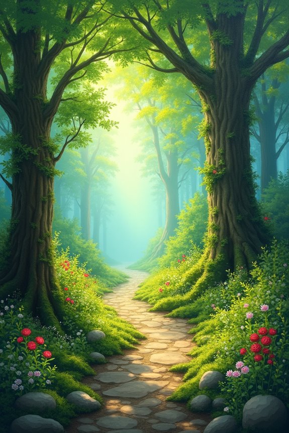 mystical forest pathways await