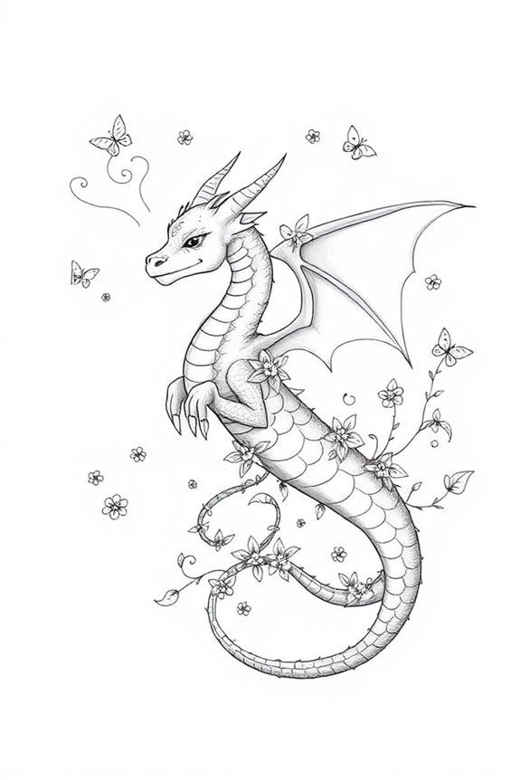 nature infused dragon elegance