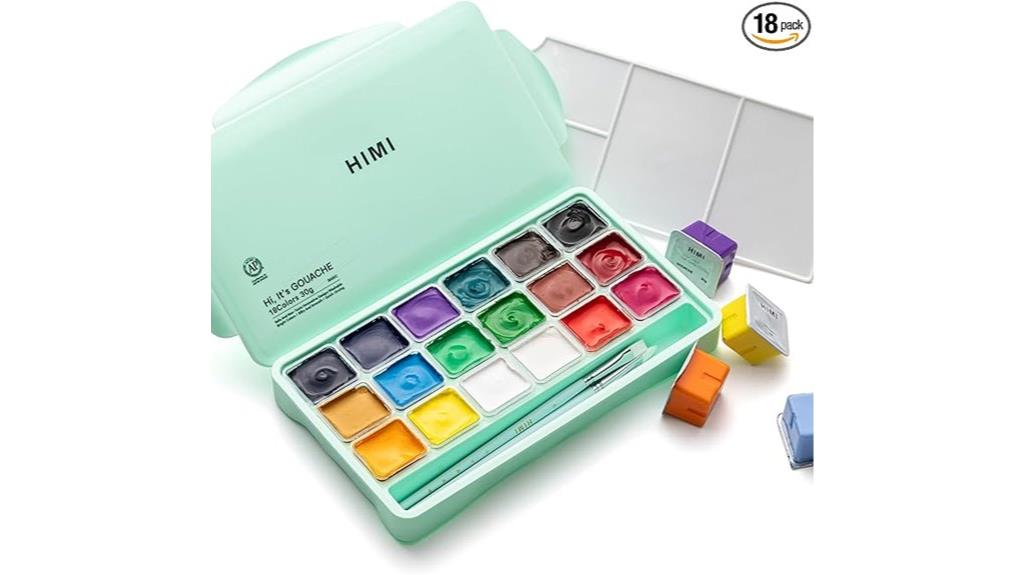 non toxic gouache paint set