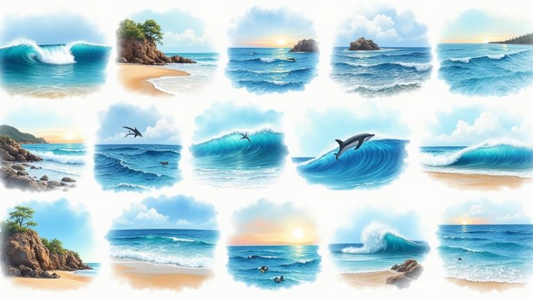 ocean themed painting inspiration
