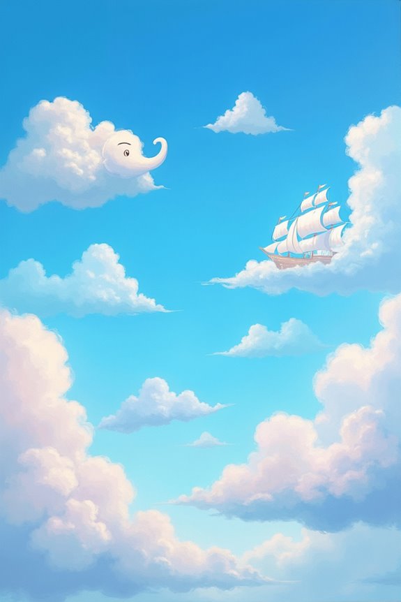 playful cloud shapes creativity
