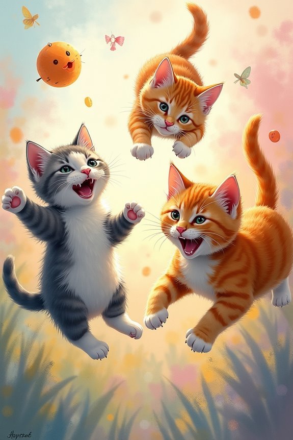 playful feline energy captured