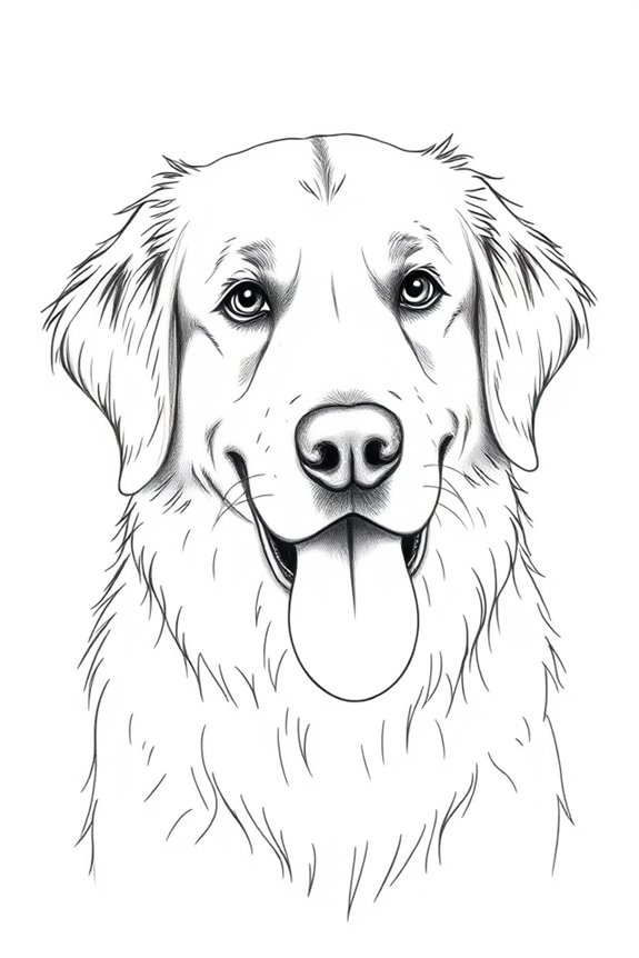realistic dog portrait creation