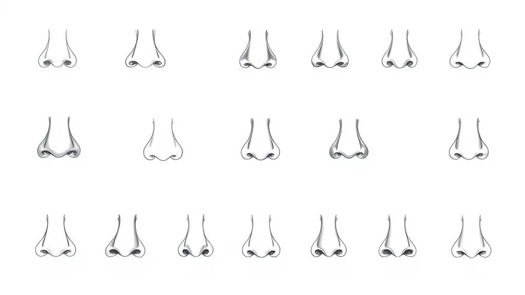 realistic nose drawing techniques