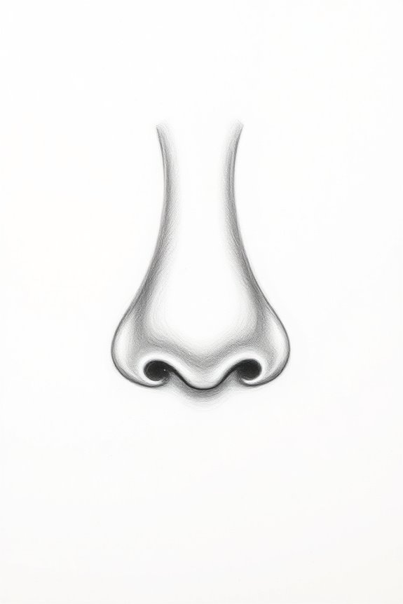 realistic nose texture details