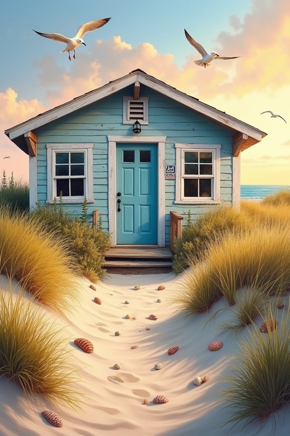 rustic coastal tranquility captured