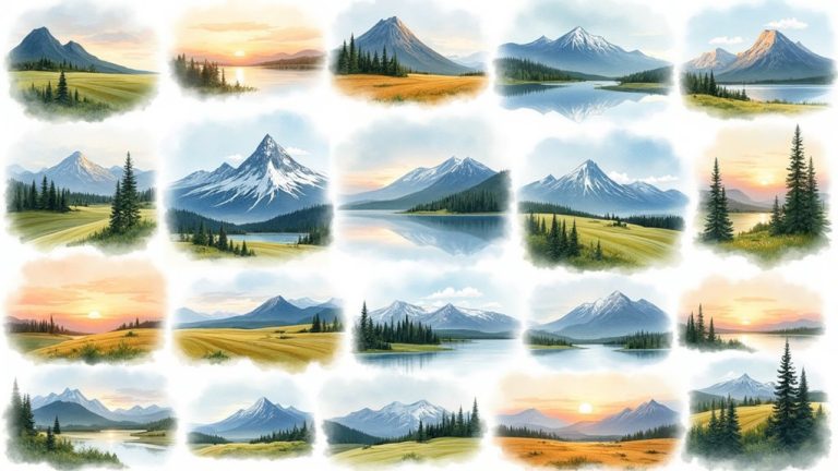 scenic landscape painting inspiration