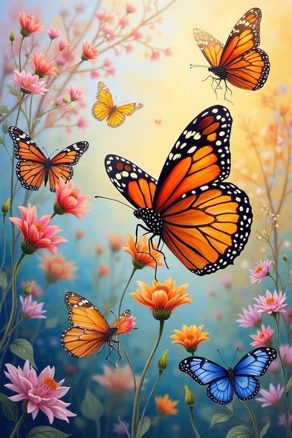 seasonal butterfly decor themes