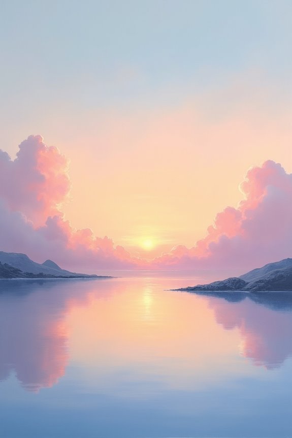 serene sunrise painting techniques