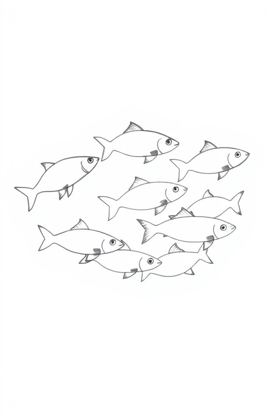 silhouette of harmonious movement