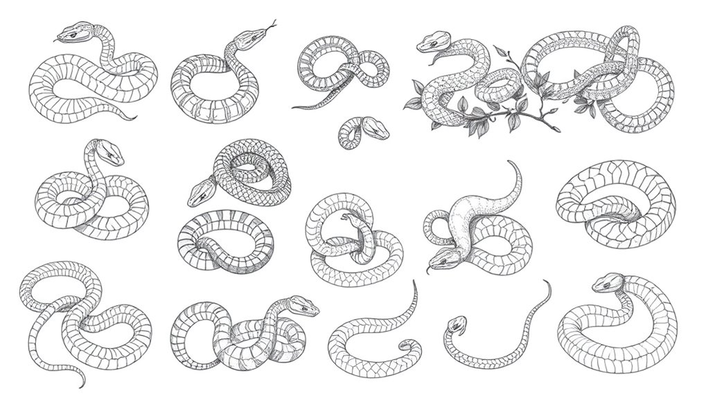 snake drawing techniques mastery
