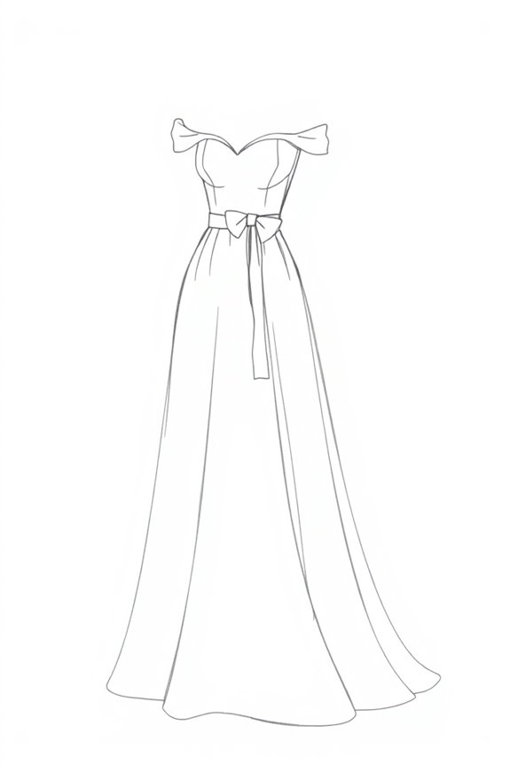 sophisticated evening gown design