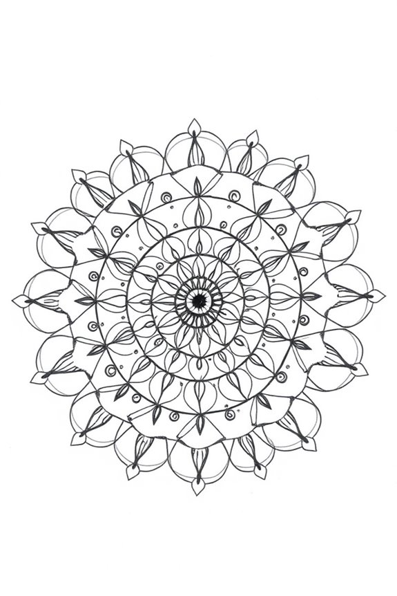 spiral mandalas for creativity