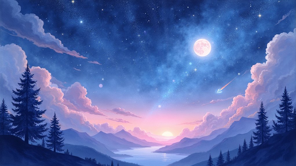 starry night sky inspiration