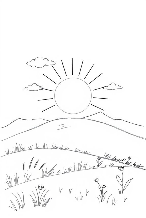 sunlit landscapes inspire creativity