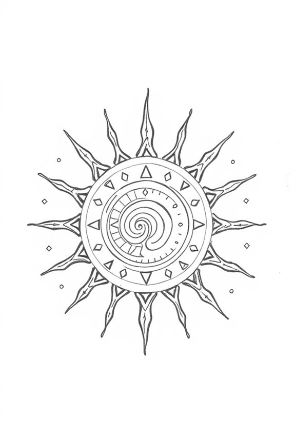 tribal sun symbolism exploration