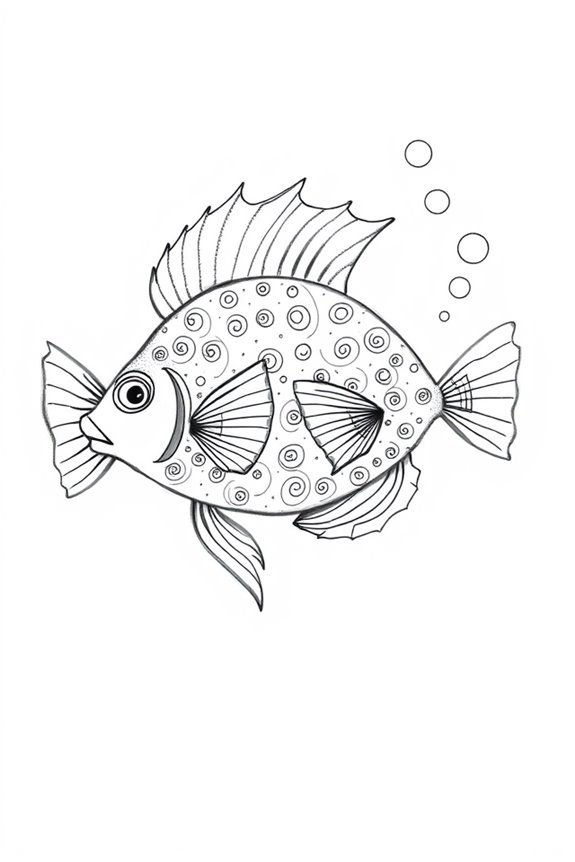 vibrant exotic fish artistry