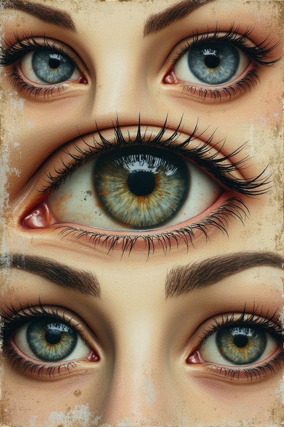 vintage eye illustration techniques