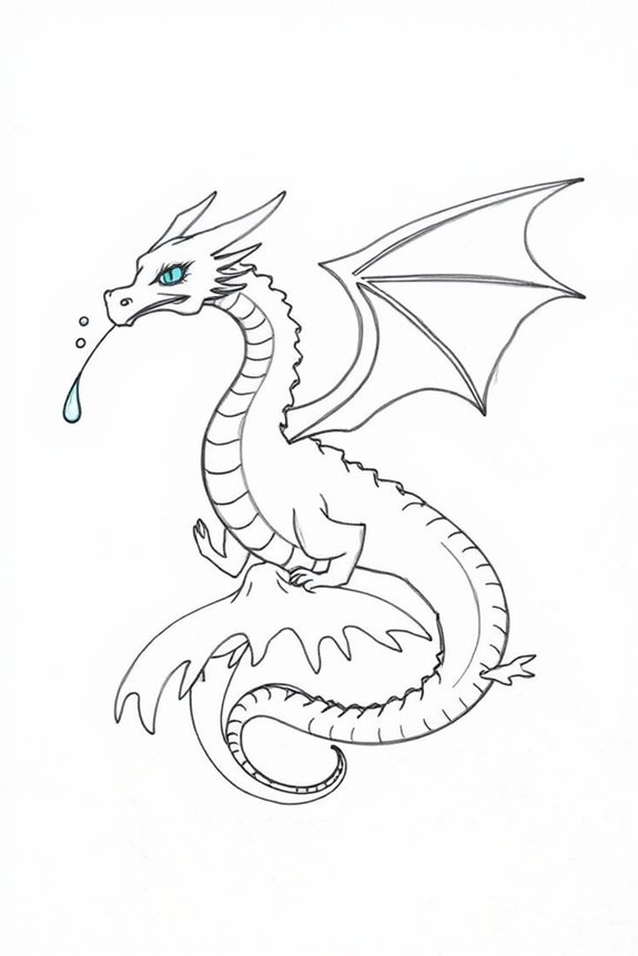water elemental dragon design