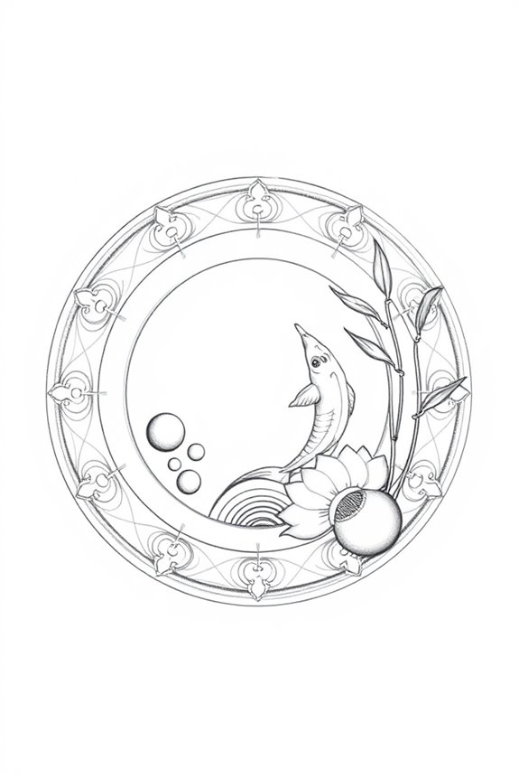 zen garden mandala creation